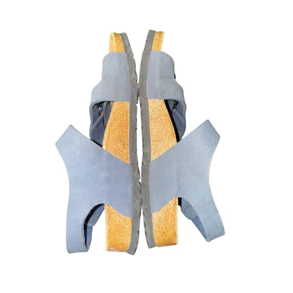 Birkis by Birkenstock Ellice Slingback Sandals Slate Blue Size  39 L8 M6 - Picture 10 of 15